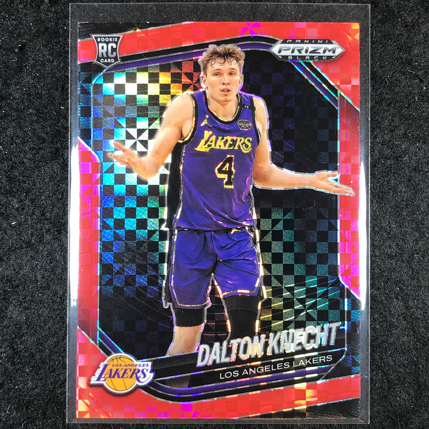2024-25 Prizm Black DALTON KNECHT Rookie Base Red Power 12/75 #33