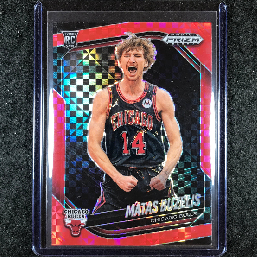 2024-25 Prizm Black MATAS BUZELIS Base Red Power 41/75 #41