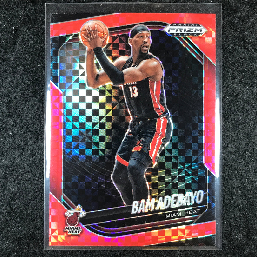 2024-25 Prizm Black BAM ADEBAYO Base Red Power 40/75 #50