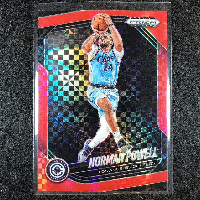 2024-25 Prizm Black NORMAN POWELL Base Red Power 31/75 #55