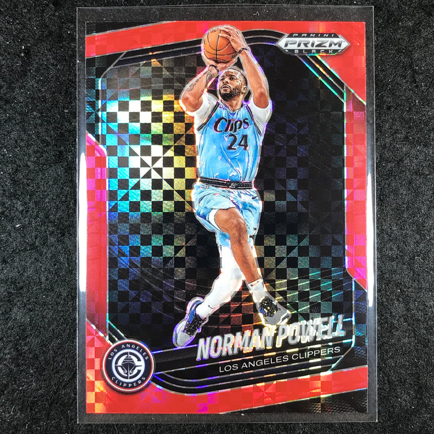 2024-25 Prizm Black NORMAN POWELL Base Red Power 6/75 #55