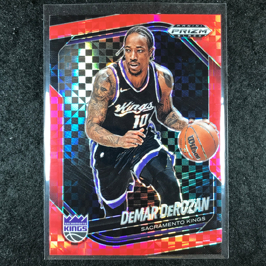 2024-25 Prizm Black DEMAR DEROZAN Base Red Power 62/75 #71