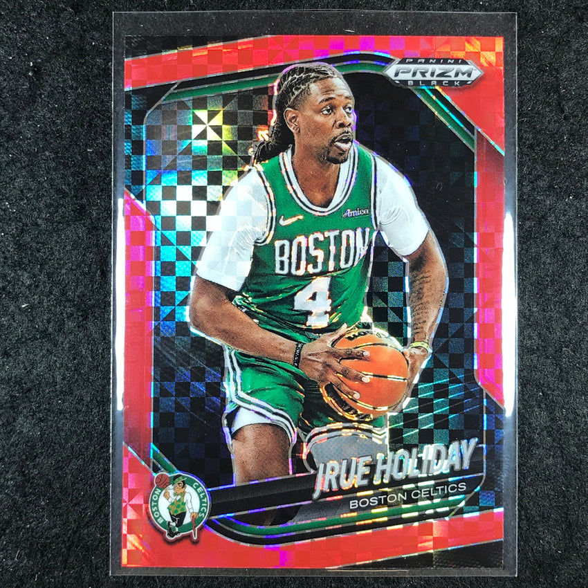 2024-25 Prizm Black JRUE HOLIDAY Base Red Power 55/75 #75