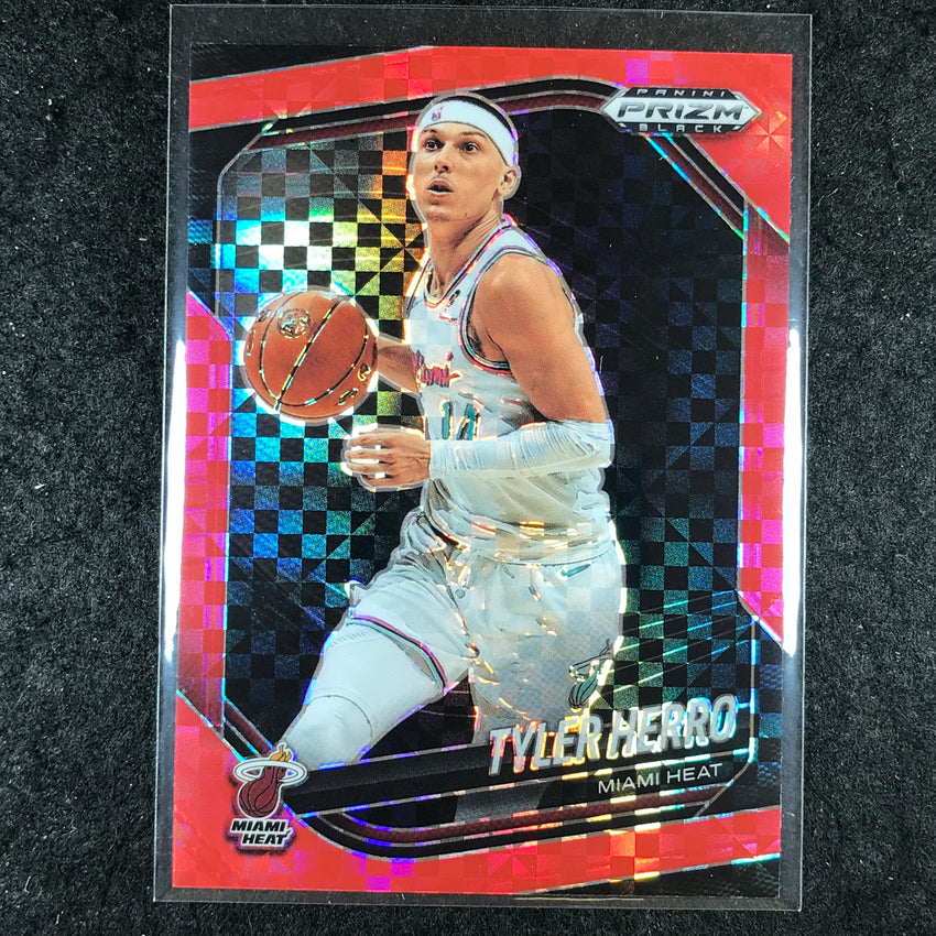 2024-25 Prizm Black TYLER HERRO Base Red Power 34/75 #88