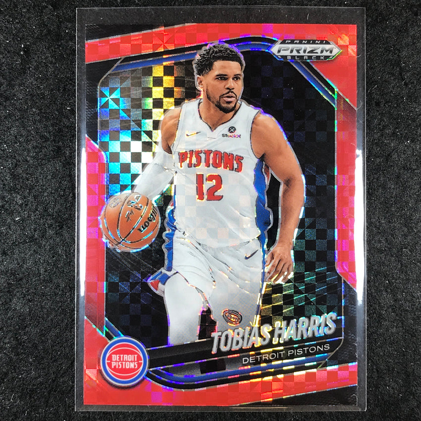 2024-25 Prizm Black TOBIAS HARRIS Base Red Power 45/75 #95