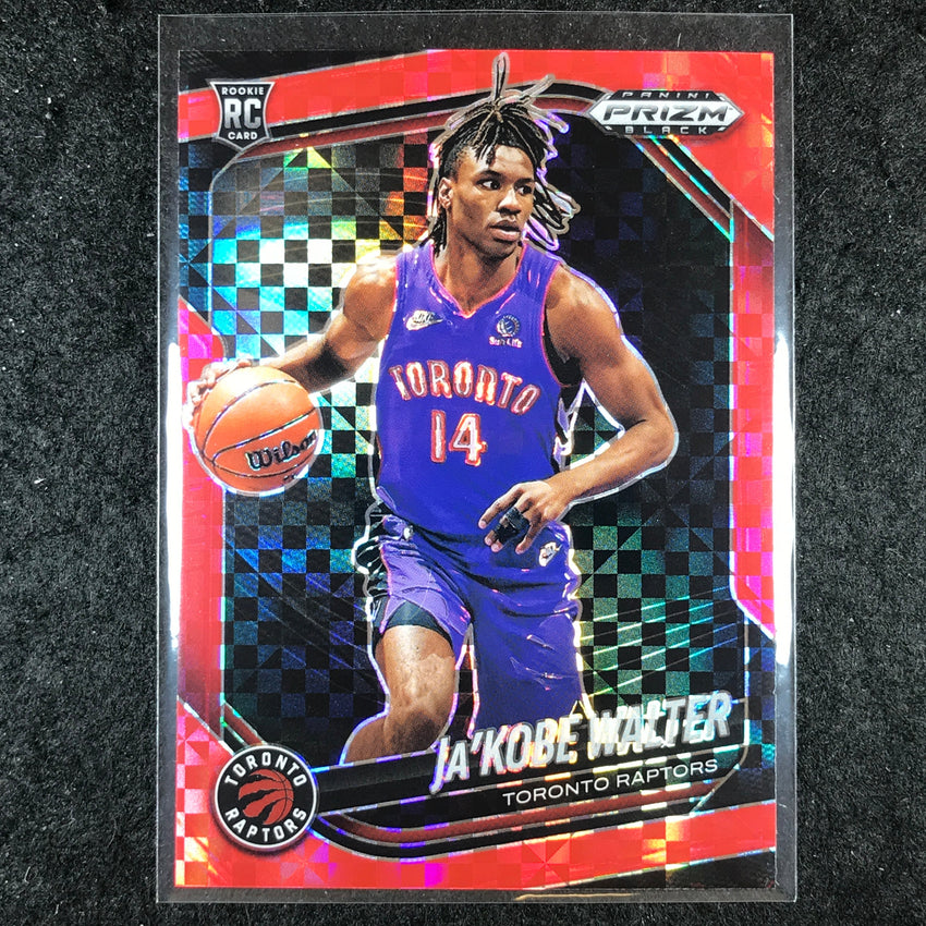 2024-25 Prizm Black JA'KOBE WALTER Rookie Base Red Power 10/75 #99