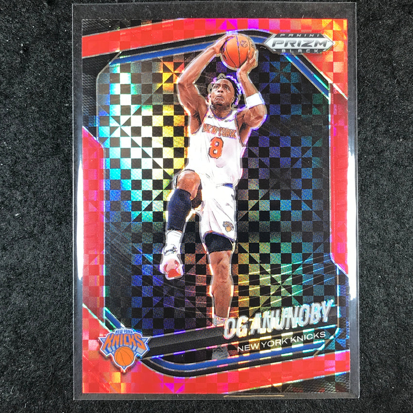 2024-25 Prizm Black OG ANUNOBY Base Red Power 73/75 #111