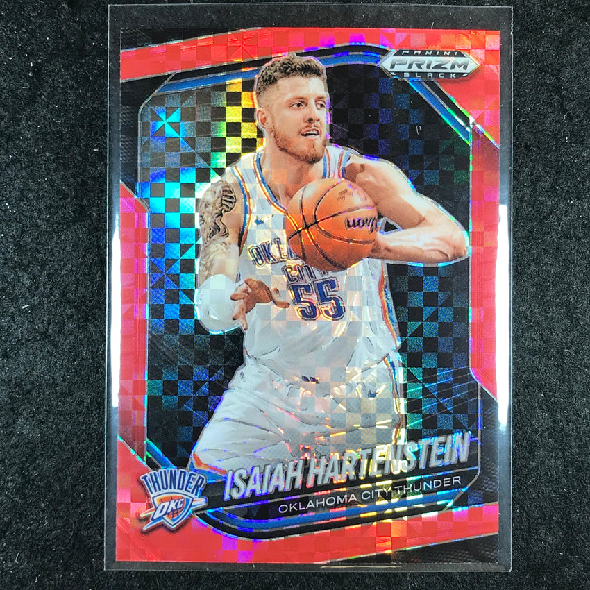 2024-25 Prizm Black ISAIAH HARTENSTEIN Base Red Power 34/75 #118