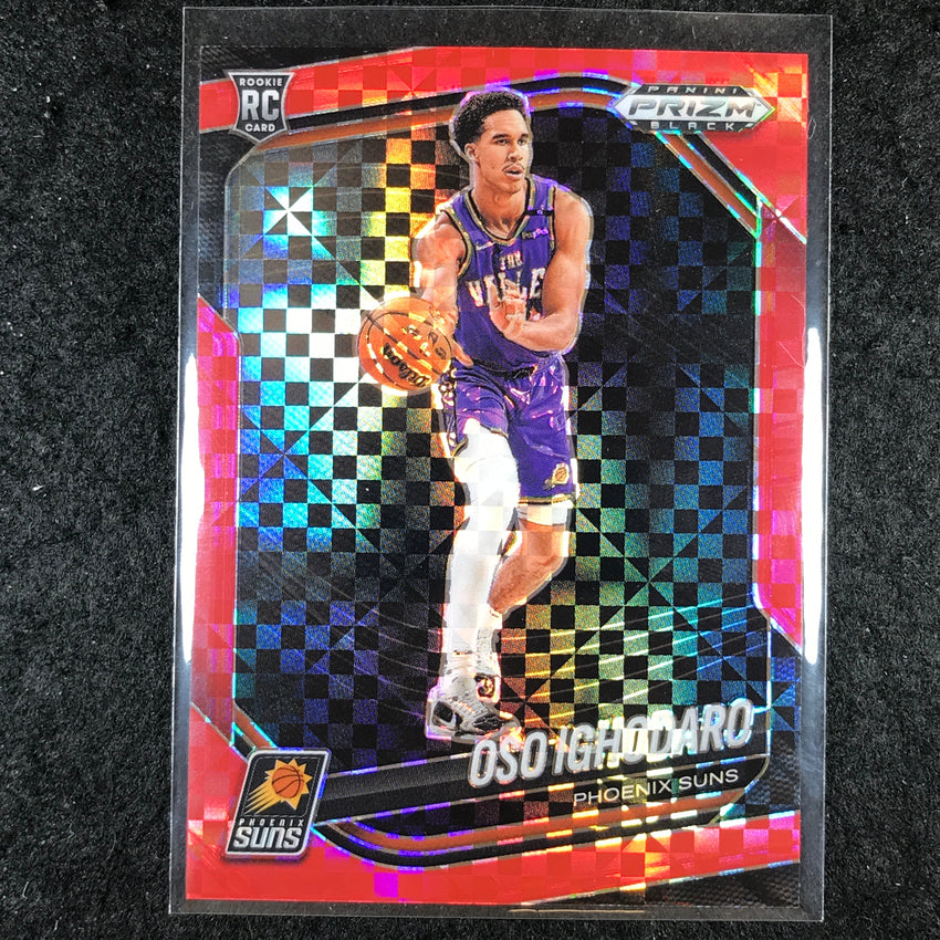 2024-25 Prizm Black OSO IGHODARO Rookie Base Red Power 22/75 #135