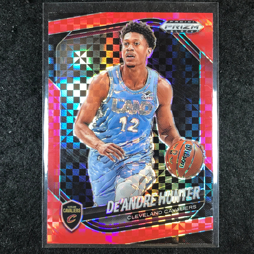 2024-25 Prizm Black DE'ANDRE HUNTER Base Red Power 138/75 #138