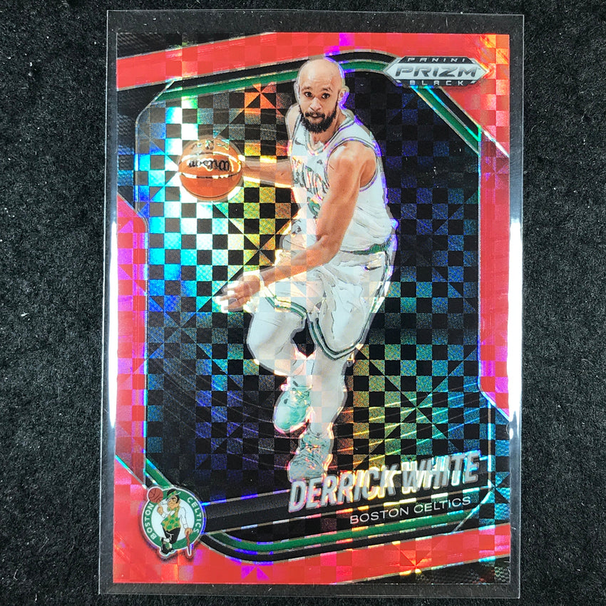 2024-25 Prizm Black DERRICK WHITE Base Red Power 18/75 #146