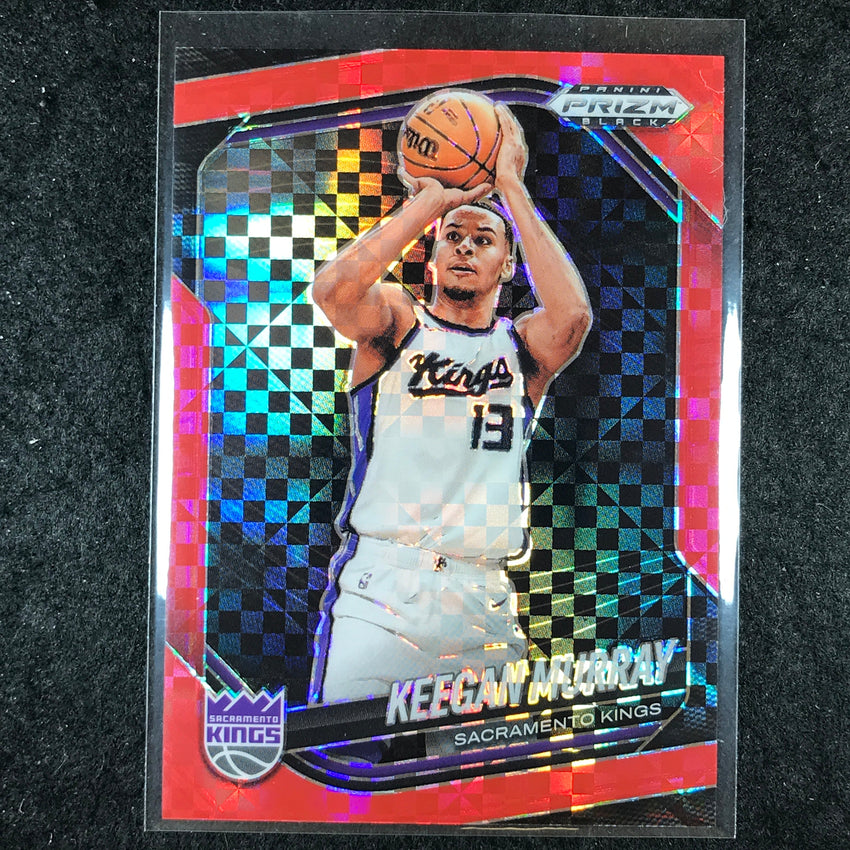 2024-25 Prizm Black KEEGAN MURRAY Base Red Power 10/75 #152