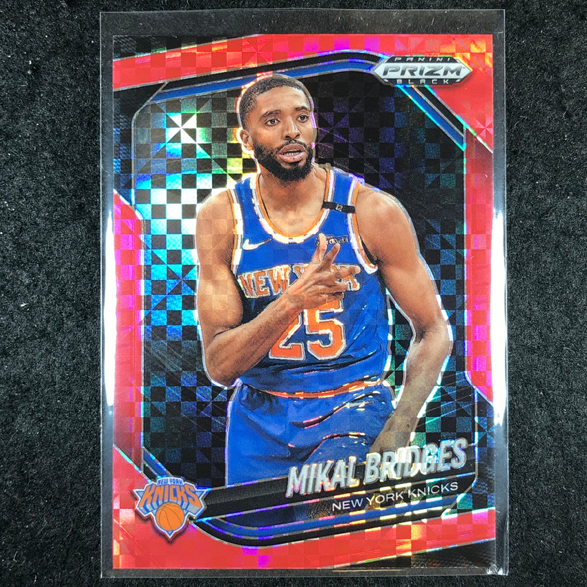 2024-25 Prizm Black MIKAL BRIDGES Base Red Power 16/75 #158