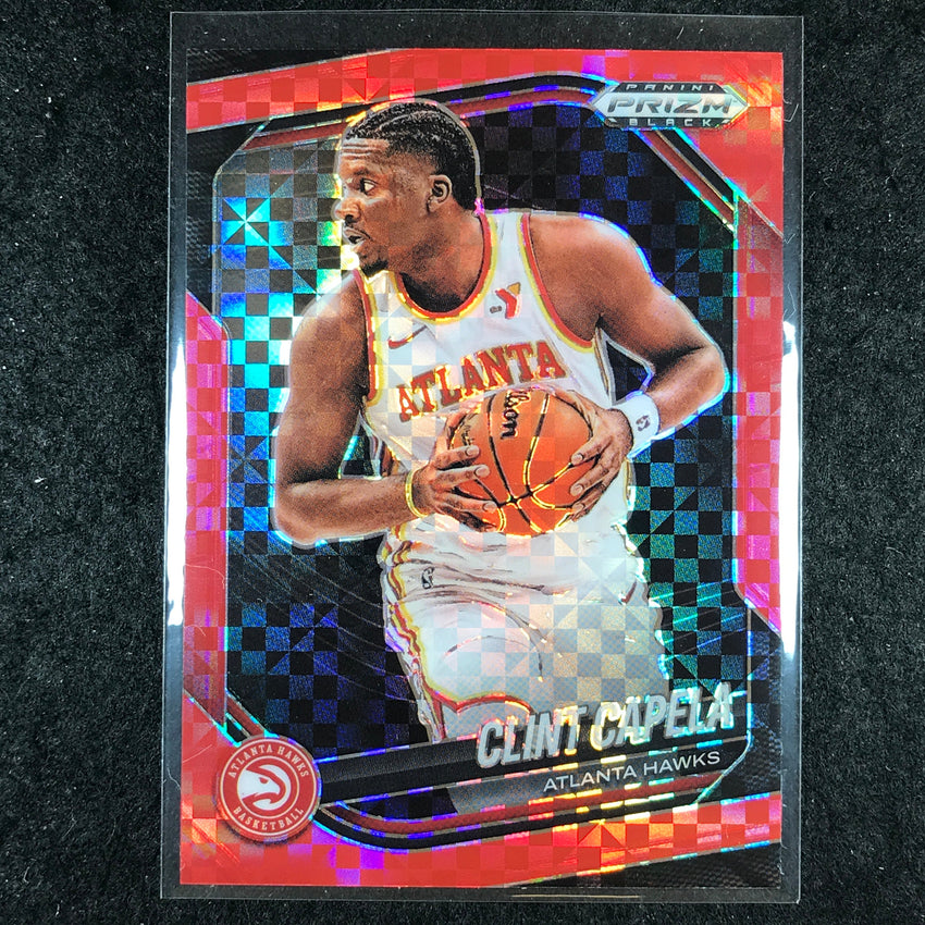2024-25 Prizm Black CLINT CAPELA Base Red Power 36/75 #178