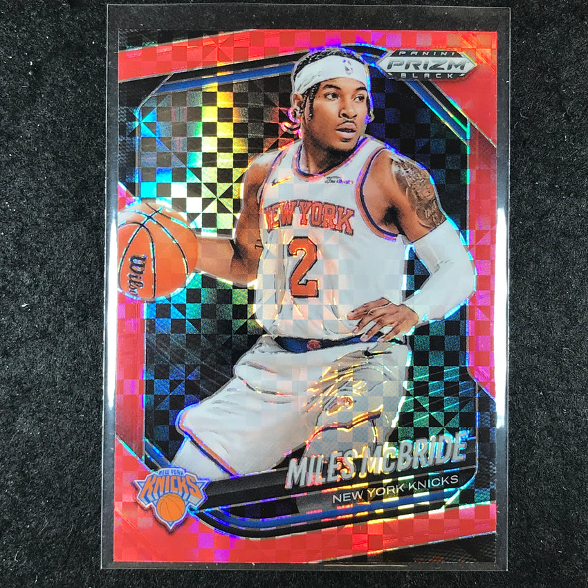 2024-25 Prizm Black MILES MCBRIDE Base Red Power 2/75 #189