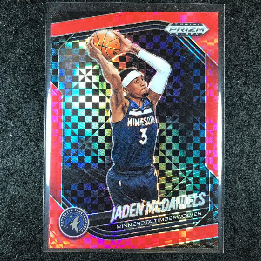 2024-25 Prizm Black JADEN MCDANIELS Base Red Power 20/75 #223