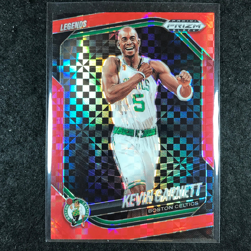 2024-25 Prizm Black KEVIN GARNETT Base Red Power 58/75 #259