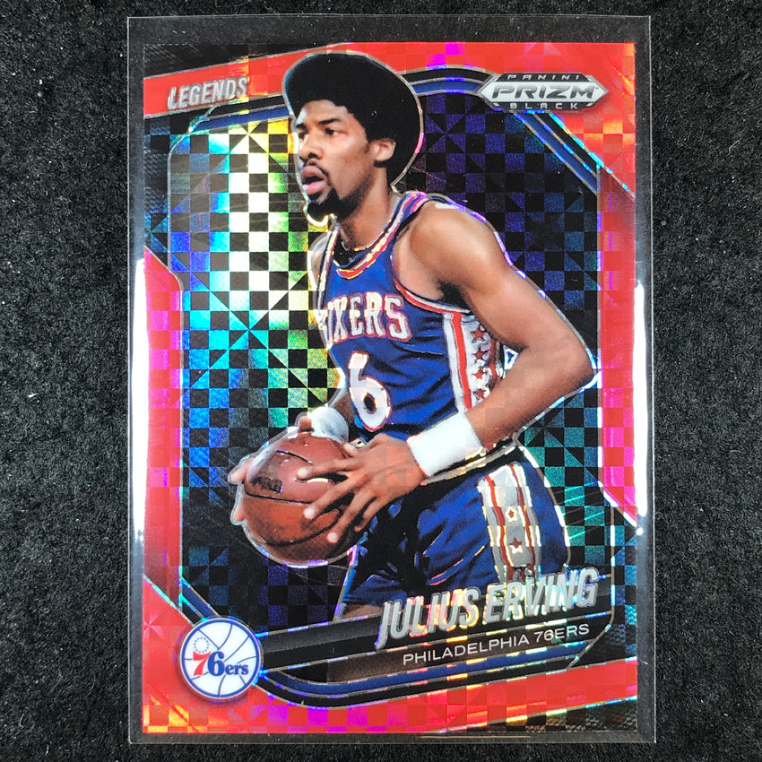 2024-25 Prizm Black JULIUS ERVING Base Red Power 71/75 #263