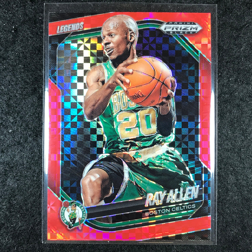 2024-25 Prizm Black RAY ALLEN Base Red Power 58/75 #273