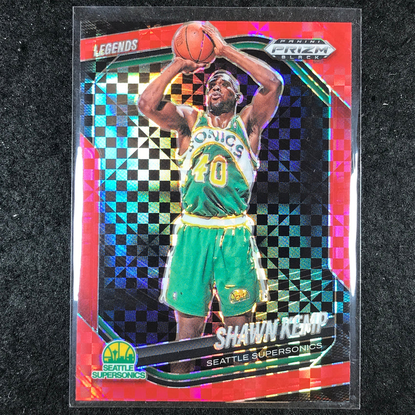 2024-25 Prizm Black SHAWN KEMP Base Red Power 68/75 #299
