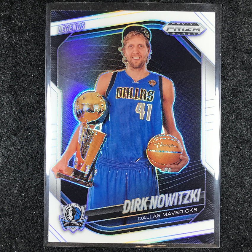 2024-25 Prizm Black DIRK NOWITZKI Base White /175 #253