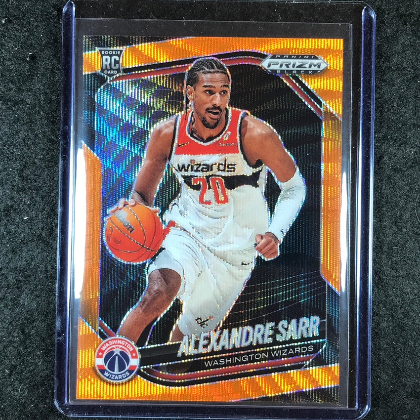 2024-25 Prizm Black ALEXANDRE SARR Rookie Base Orange Wave 32/60 #46
