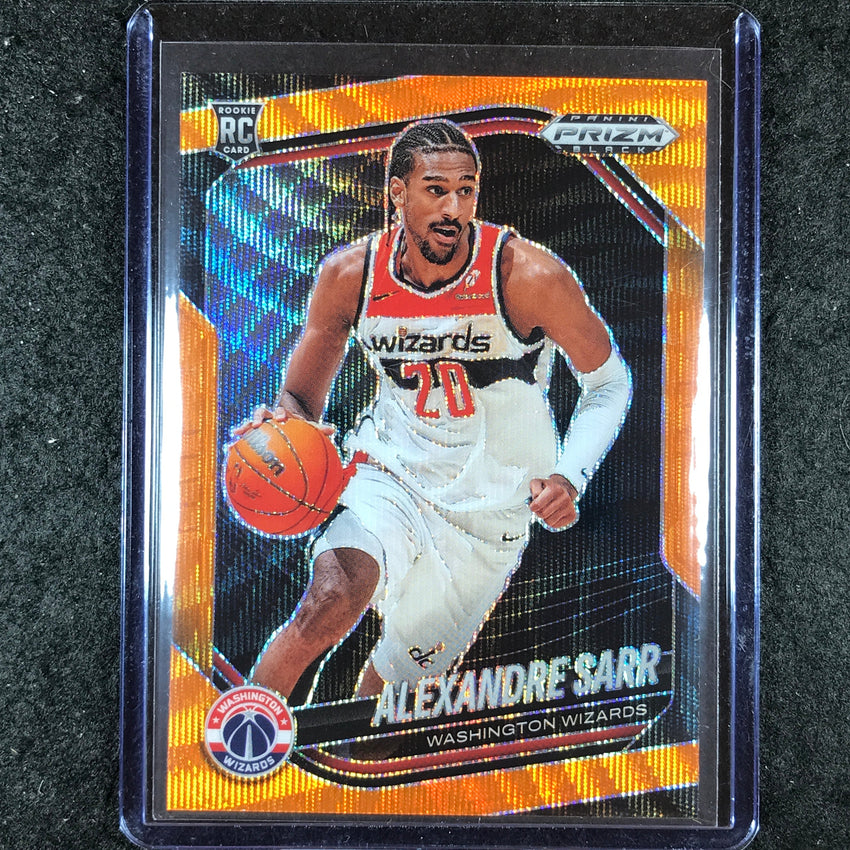 2024-25 Prizm Black ALEXANDRE SARR Rookie Base Orange Wave 24/60 #46