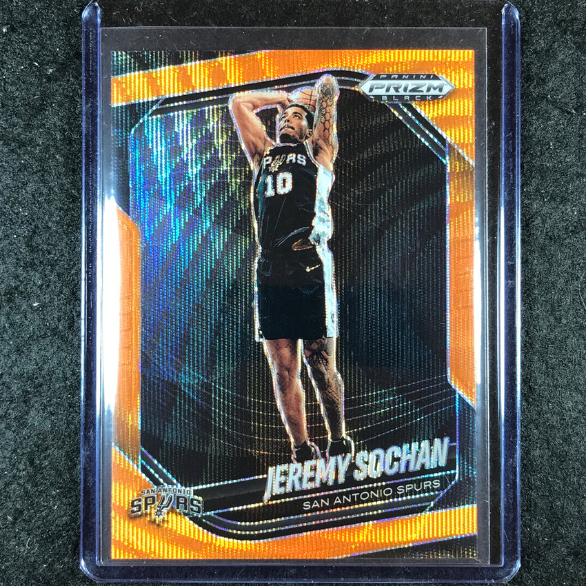 2024-25 Prizm Black JEREMY SOCHAN Base Orange Wave 16/60 #62