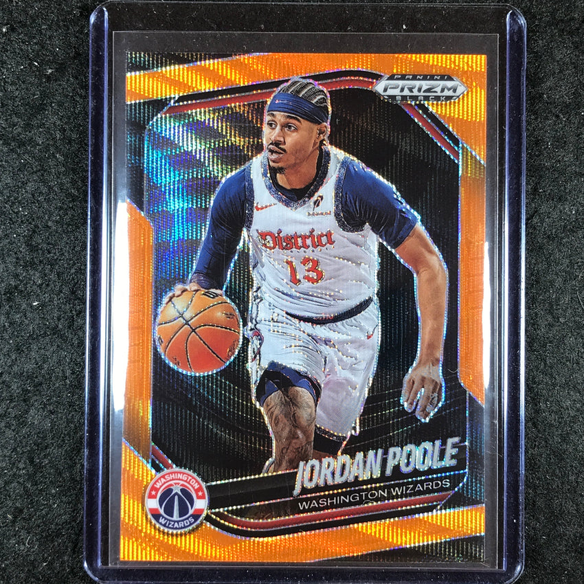2024-25 Prizm Black JORDAN POOLE Base Orange Wave 40/60 #67