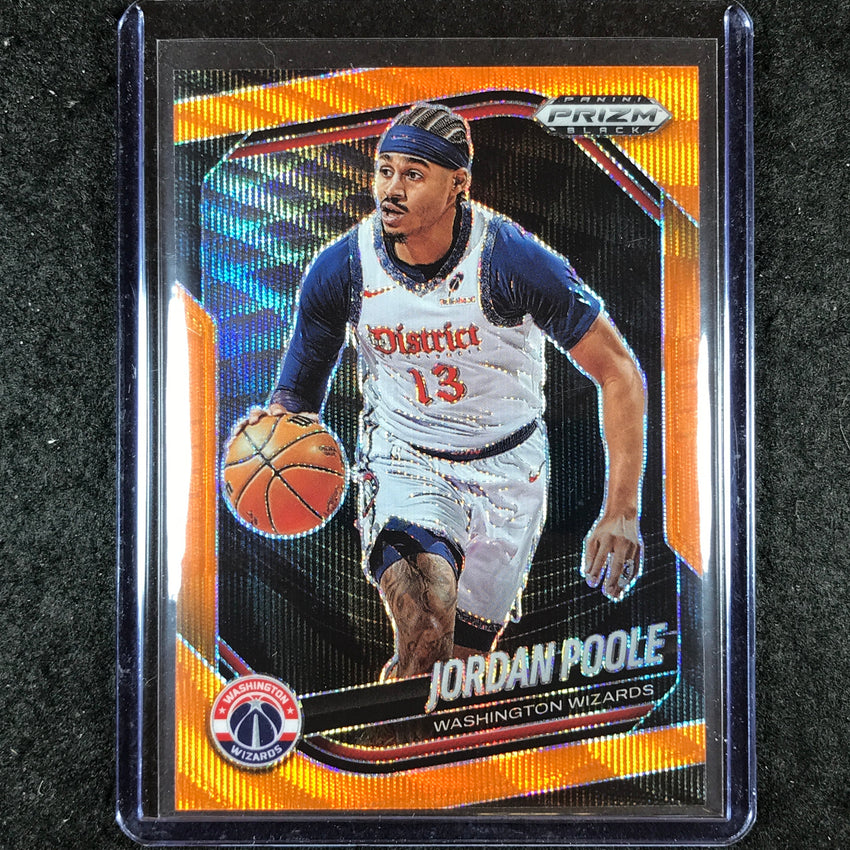 2024-25 Prizm Black JORDAN POOLE Base Orange Wave 34/60 #67