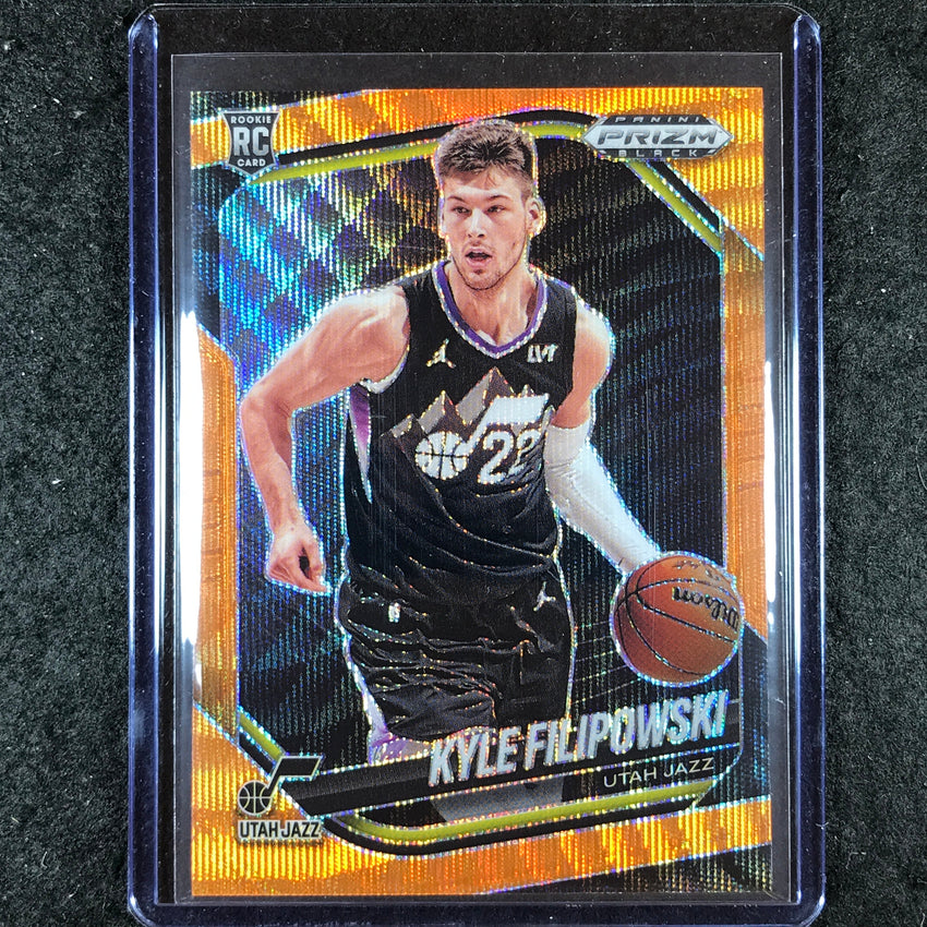 2024-25 Prizm Black KYLE FILIPOWSKI Rookie Base Orange Wave 26/60 #125
