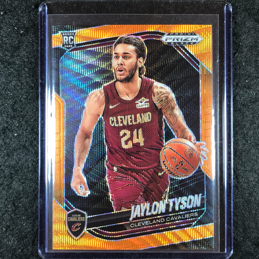 2024-25 Prizm Black JAYLON TYSON Rookie Base Orange Wave 26/60 #127