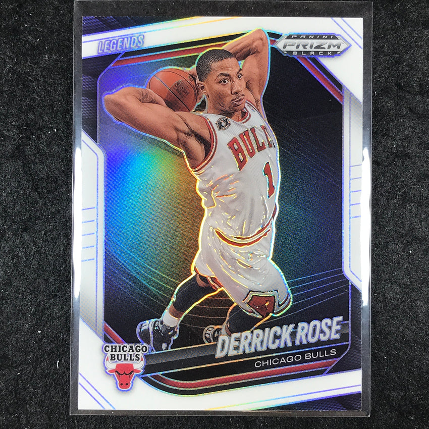 2024-25 Prizm Black DERRICK ROSE Base White /175 #256