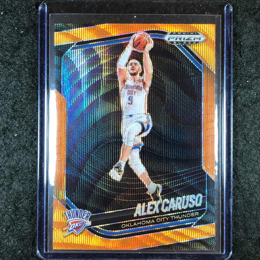 2024-25 Prizm Black ALEX CARUSO Base Orange Wave 12/60 #179
