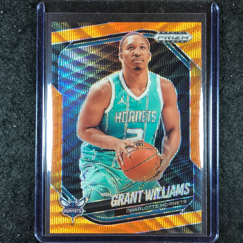 2024-25 Prizm Black GRANT WILLIAMS Base Orange Wave 22/60 #231