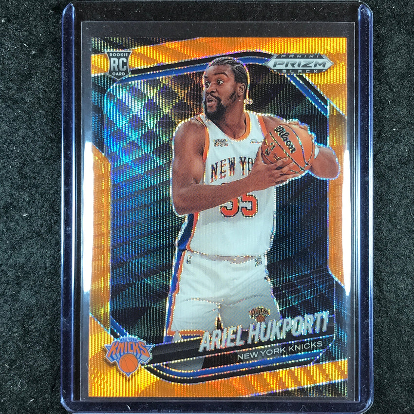2024-25 Prizm Black ARIEL HUKPORTI Rookie Base Orange Wave 60/60 #244