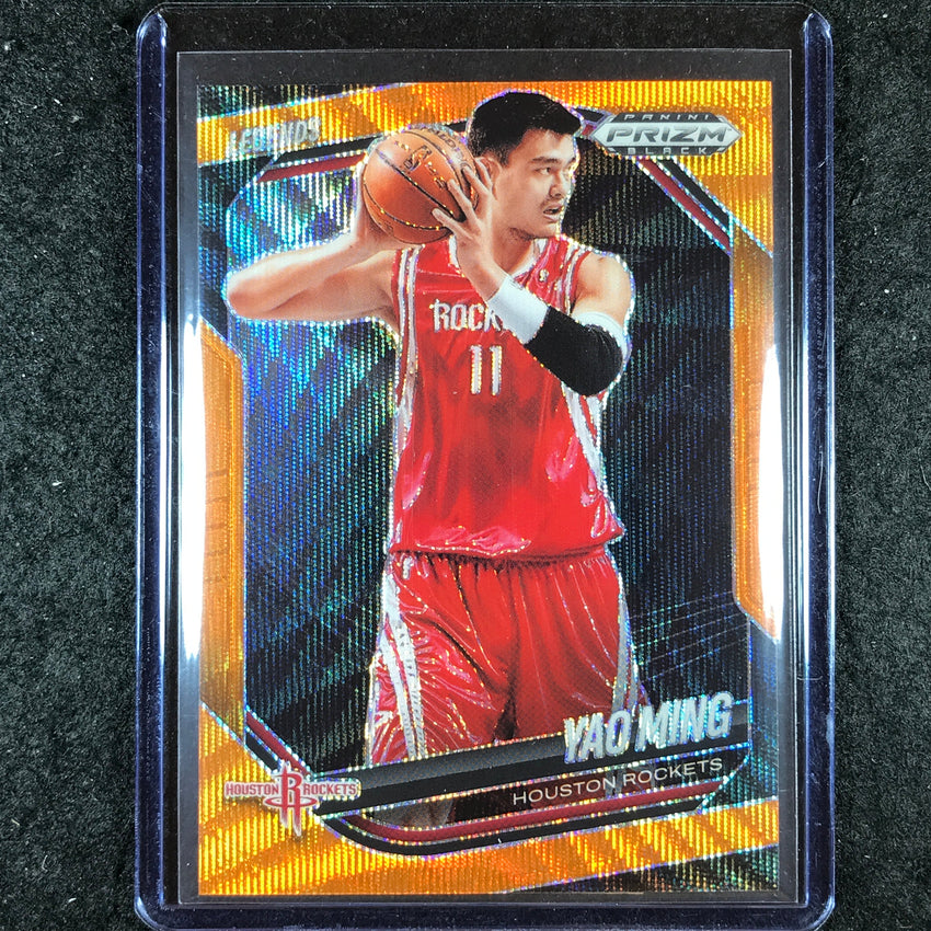 2024-25 Prizm Black YAO MING Base Orange Wave 11/60 #264