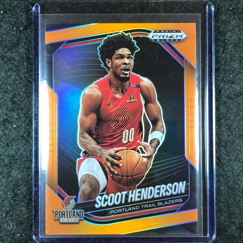 2024-25 Prizm Black SCOOT HENDERSON Base Orange 35/49 #13