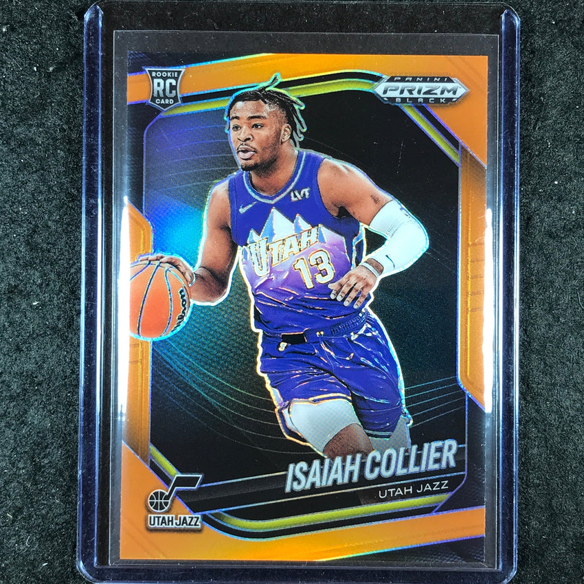 2024-25 Prizm Black ISAIAH COLLIER Rookie Base Orange 20/49 #32