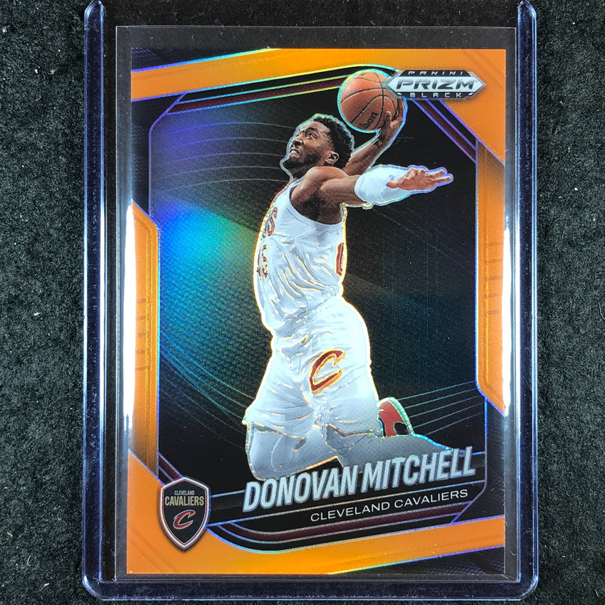 2024-25 Prizm Black DONOVAN MITCHELL Base Orange 31/49 #49