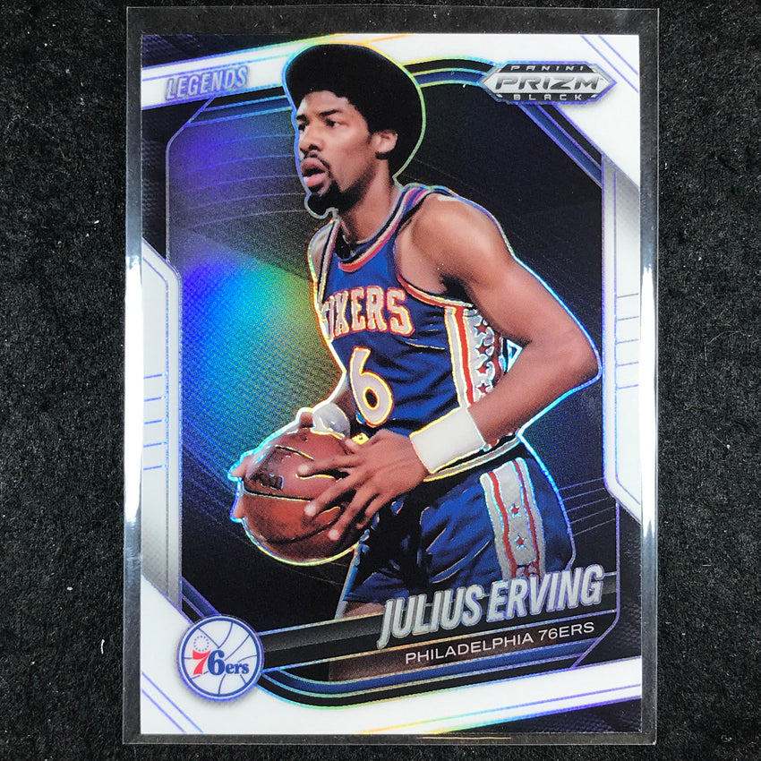 2024-25 Prizm Black JULIUS ERVING Base White /175 #263