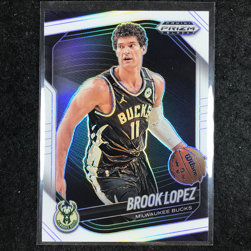 2024-25 Prizm Black BROOK LOPEZ Base White /175 #157