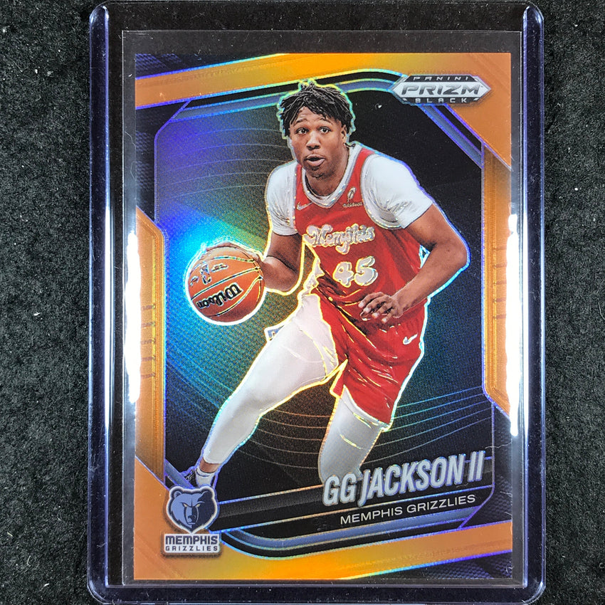2024-25 Prizm Black GG JACKSON II Base Orange 28/49 #105