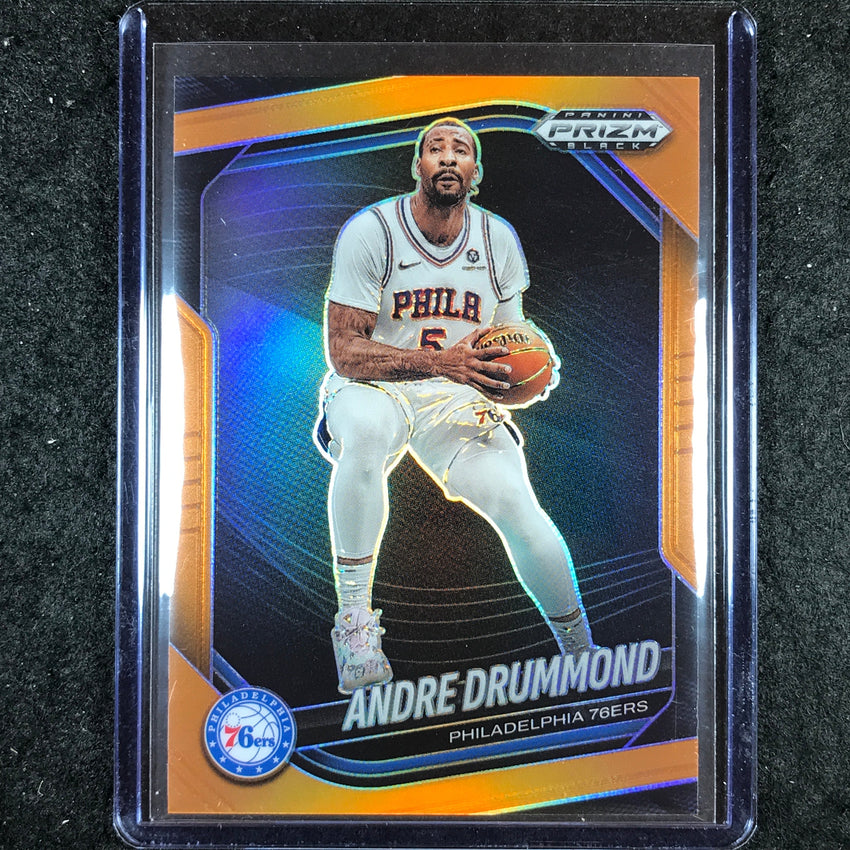 2024-25 Prizm Black ANDRE DRUMMOND Base Orange 35/49 #114