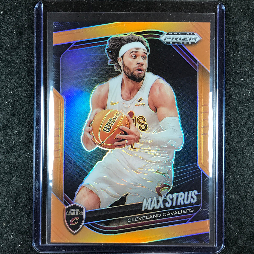 2024-25 Prizm Black MAX STRUS Base Orange 10/49 #163