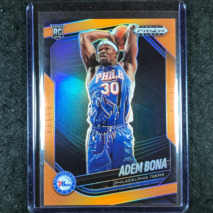 2024-25 Prizm Black ADEM BONA Rookie Base Orange 15/49 #196