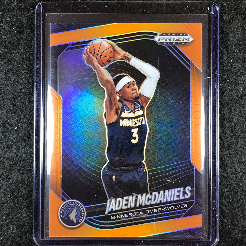 2024-25 Prizm Black JADEN MCDANIELS Base Orange 44/49 #223