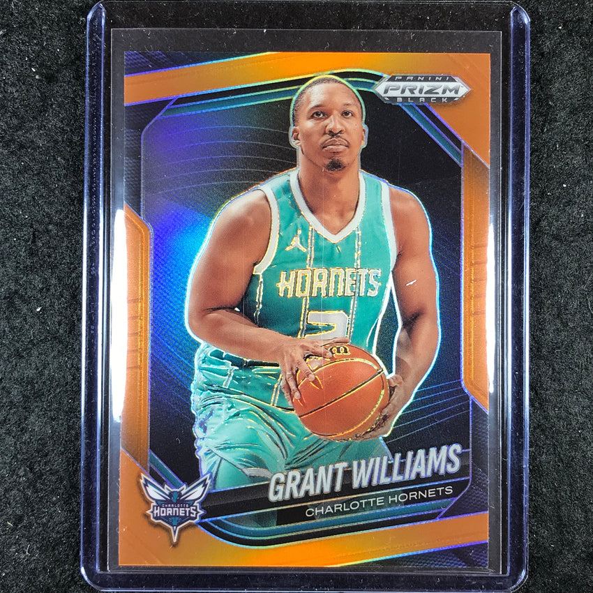 2024-25 Prizm Black GRANT WILLIAMS Base Orange 17/49 #231