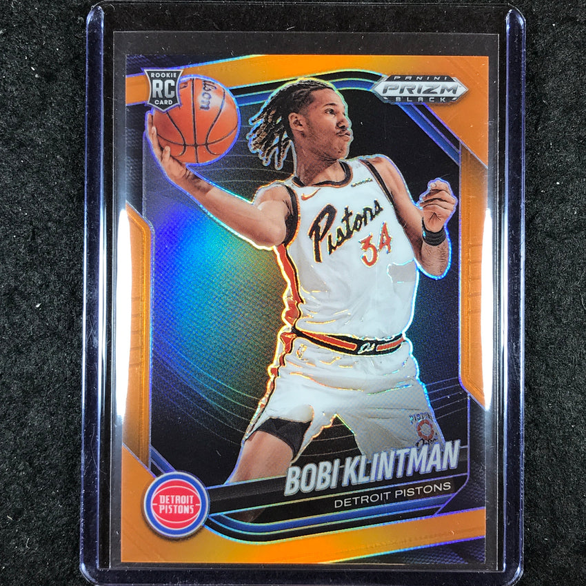 2024-25 Prizm Black BOBI KLINTMAN Rookie Base Orange 31/49 #234
