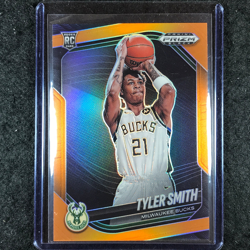2024-25 Prizm Black TYLER SMITH Rookie Base Orange 16/49 #243